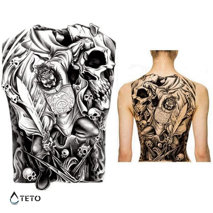 Chinesischer Krieger - TETO Temporäre Tattoos