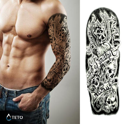 Lasst uns für die Menschheit kämpfen - TETO Temporäre Tattoos