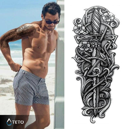 Marine Dolch - TETO Temporäre Tattoos