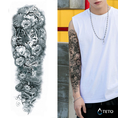 Eleganz des Dschungels - TETO Temporäre Tattoos