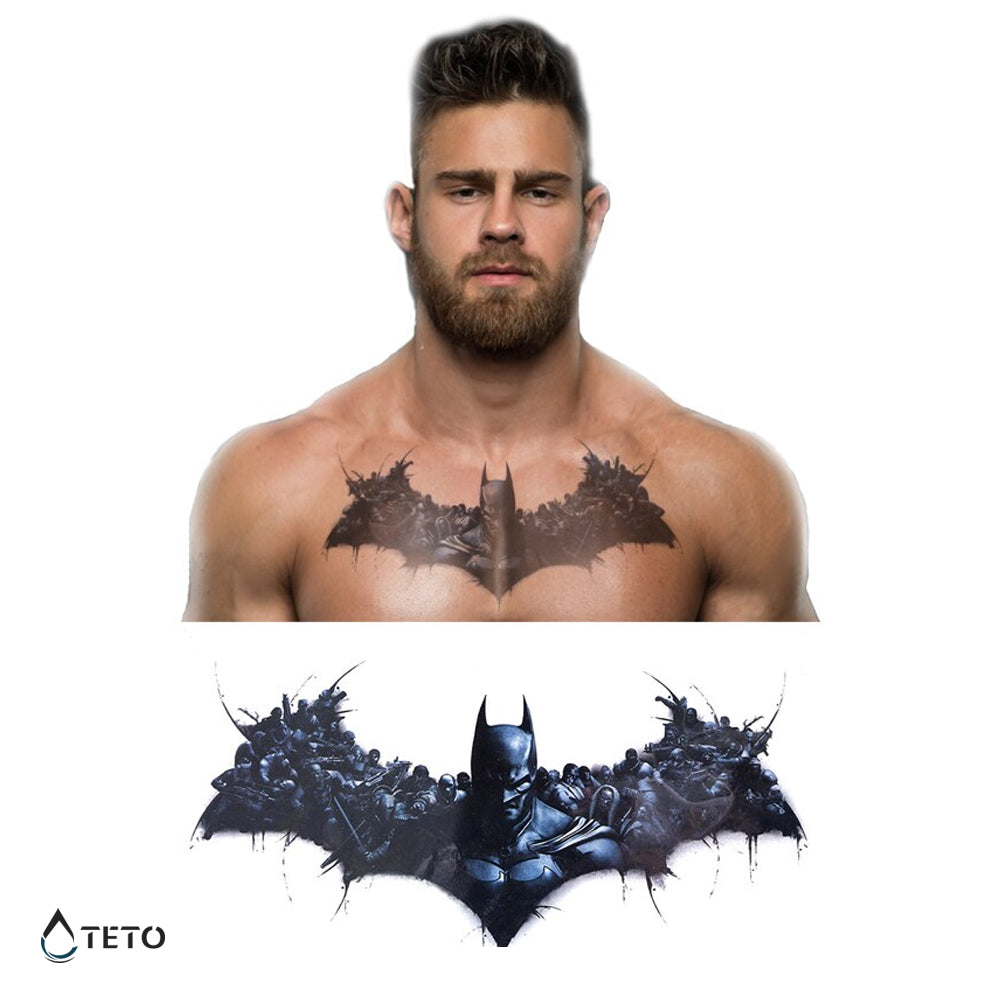 Der dunkle Ritter - TETO Temporäre Tattoos