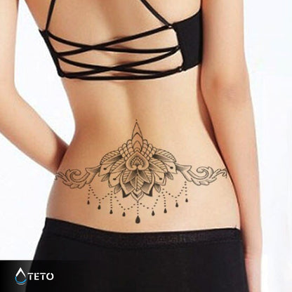 Mandala Typ I - Set - TETO Temporäre Tattoos