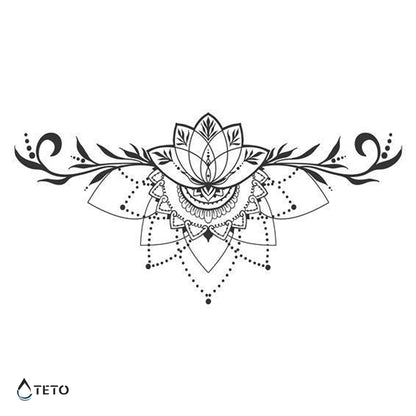 Mandala Typ E - TETO Temporäre Tattoos