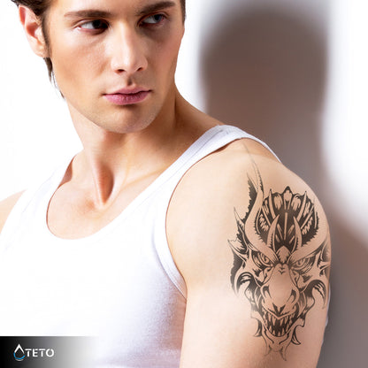 Der Teufel unter uns – Semipermanente - TETO Temporäre Tattoos