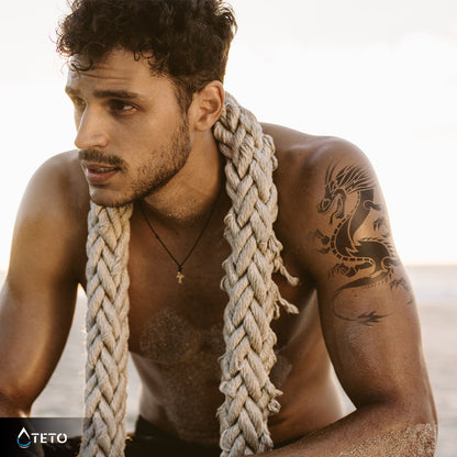 Drache – Semipermanente - TETO Temporäre Tattoos