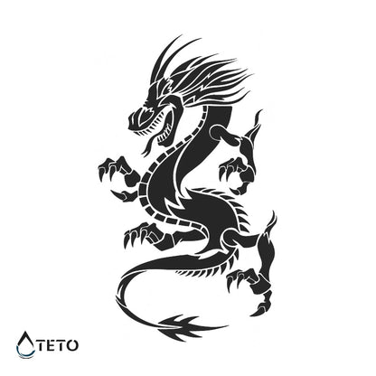Drache – Semipermanente - TETO Temporäre Tattoos