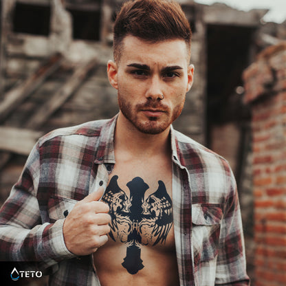 Drachenpriester - Set – Semipermanente - TETO Temporäre Tattoos