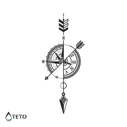 Finde die richtige Richtung und den richtigen Moment – Semipermanente - TETO Temporäre Tattoos