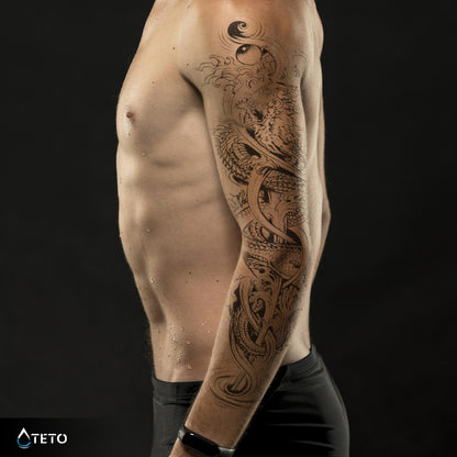 Gib nicht auf – Semipermanente - TETO Temporäre Tattoos