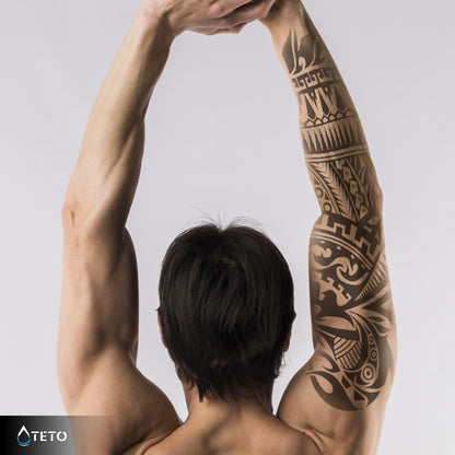 Tribal – Typ A – Semipermanente - TETO Temporäre Tattoos