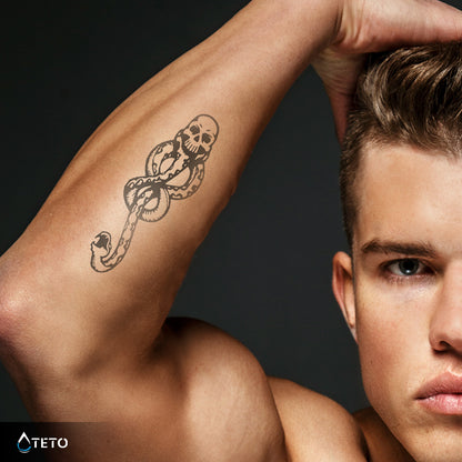 Todeskult - Set – Semipermanente - TETO Temporäre Tattoos