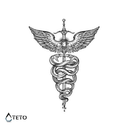 Rettungsring – Semipermanente - TETO Temporäre Tattoos