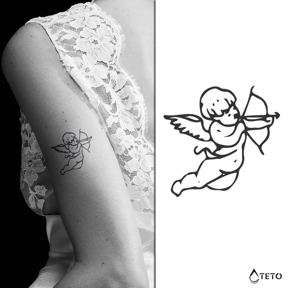 Liebes-Eros – Semipermanente - TETO Temporäre Tattoos