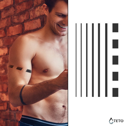 Lebenslinien – Semipermanente - TETO Temporäre Tattoos