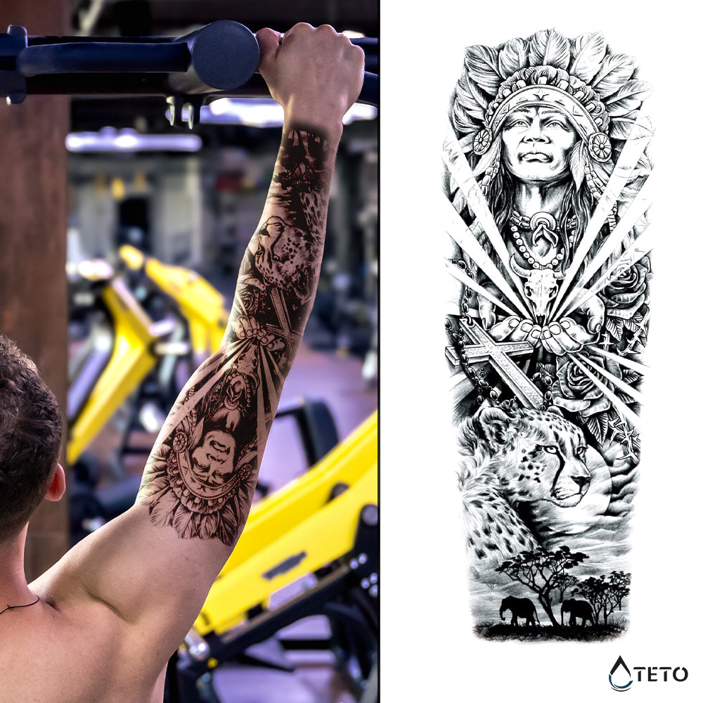 Glaube und Leben – Semipermanente - TETO Temporäre Tattoos