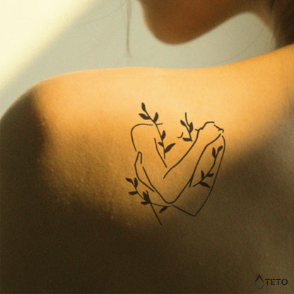 Umarmungen heilen – Semipermanente - TETO Temporäre Tattoos