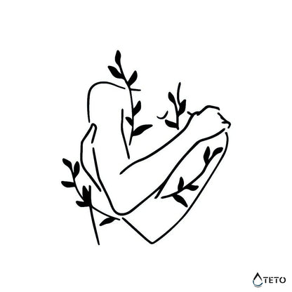 Umarmungen heilen – Semipermanente - TETO Temporäre Tattoos