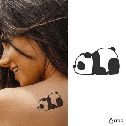 Panda – Semipermanente - TETO Temporäre Tattoos