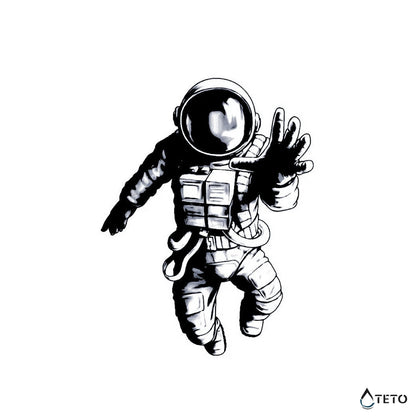 Astronaut – Semipermanente - TETO Temporäre Tattoos