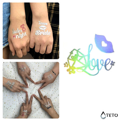 Liebe – Love – Typ A - TETO Temporäre Tattoos