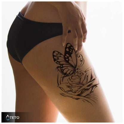 Bezaubernde Frau – Set mit 3 Tattoos