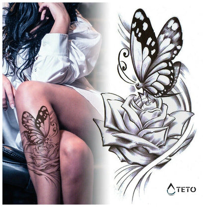 Bezaubernde Frau – Set mit 3 Tattoos