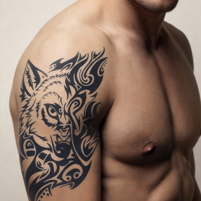 Tribal wolf – Semipermanente