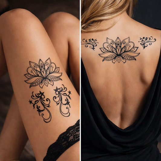 Mandala und Blumen - Set – Semipermanente