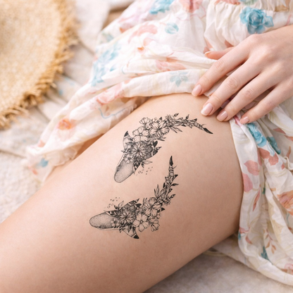 Hai mit Blume - Set – Semipermanente