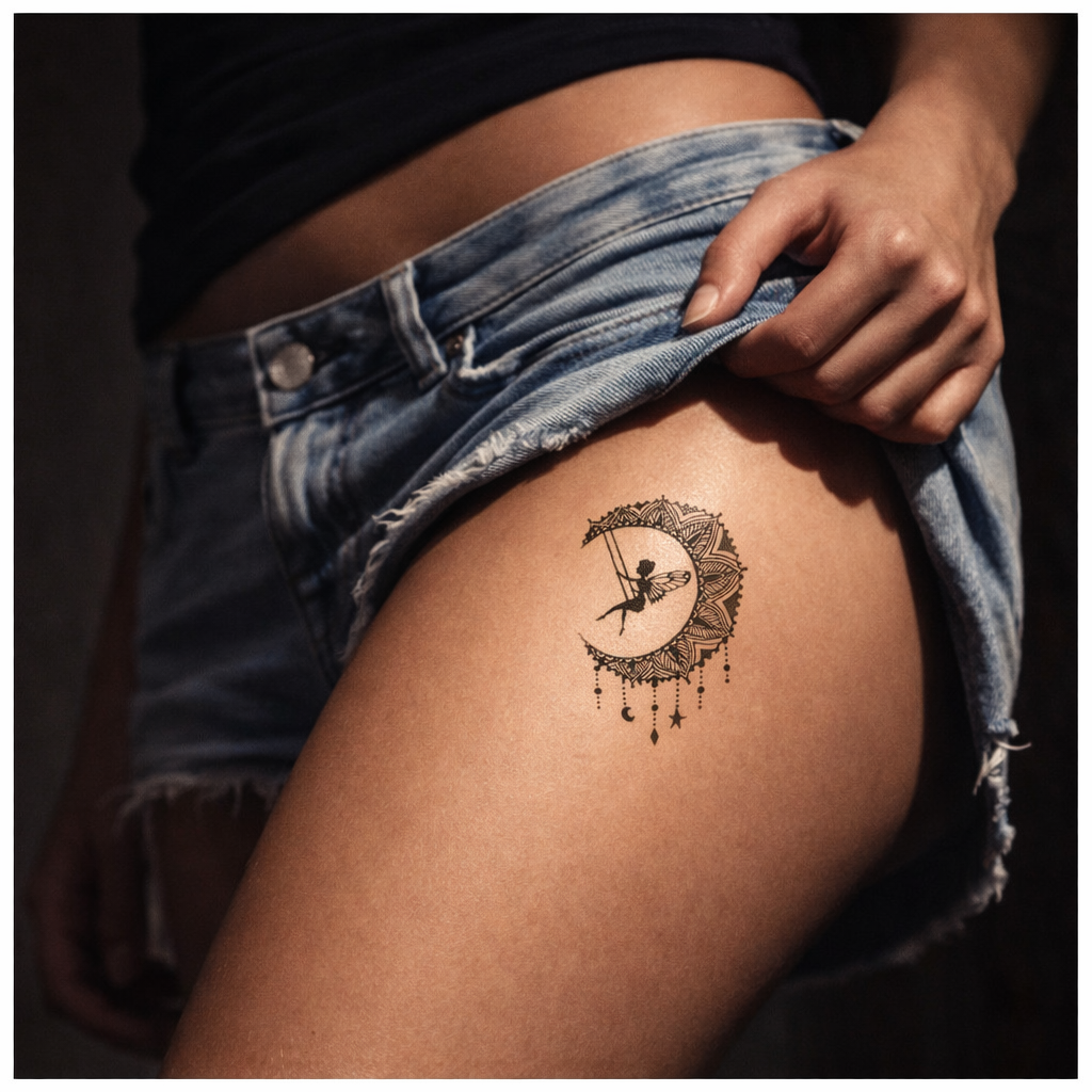 Fee auf dem Mond – Semipermanente