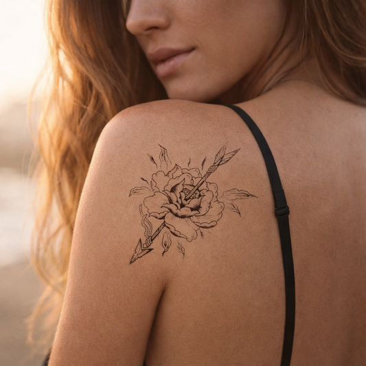 Blume mit Pfeil – Semipermanente